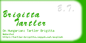 brigitta tartler business card
